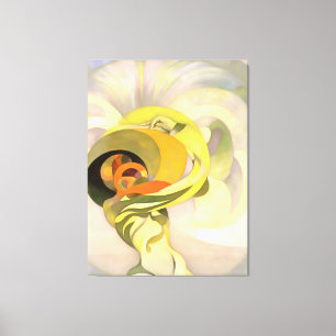 Toile Abstrait céleste Calla Lily Personnificatio