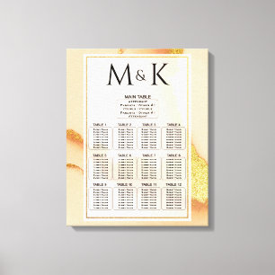 Toile Abstrait de corail moderne 💡 Mariage d'huile d'en