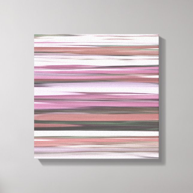 Toile Abstrait n° 2 : flou rose (Recto)