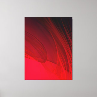 Toile Abstrait rouge