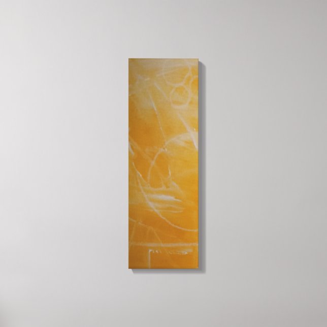 Toile Abstraite jaune/blanc (Recto)