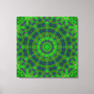 Toile Abstraite verte