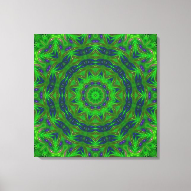 Toile Abstraite verte (Recto)