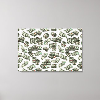 Toile Accéder À L'Imprimé Money Canvas