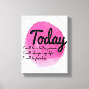 Toile acceptation de soi vibrations de motivation