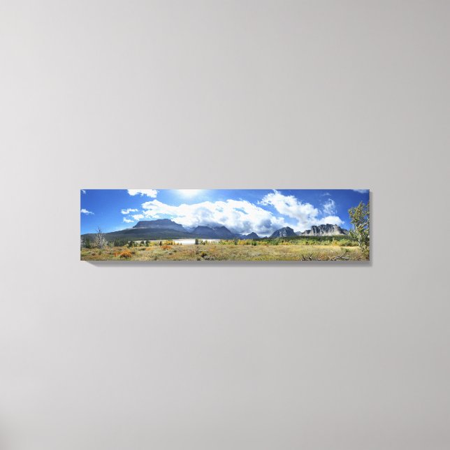 Toile Accès au lac Sherburne - Parc national des Glacier (Recto)