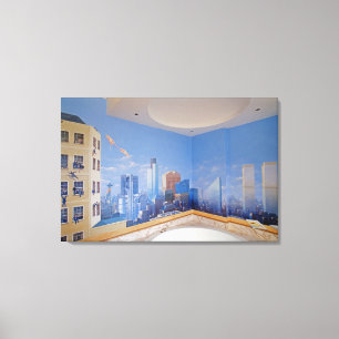 Toile Accident de Londres New York