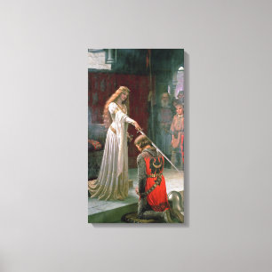 Toile Accolade d'Edmund Blair Leighton