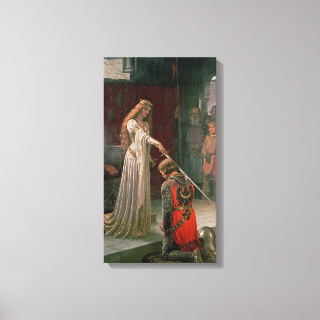 Toile Accolade (par Edmond Blair Leighton) (Recto)