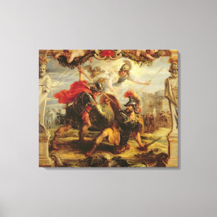 Toile Achille défaisant Hector, 1630-32