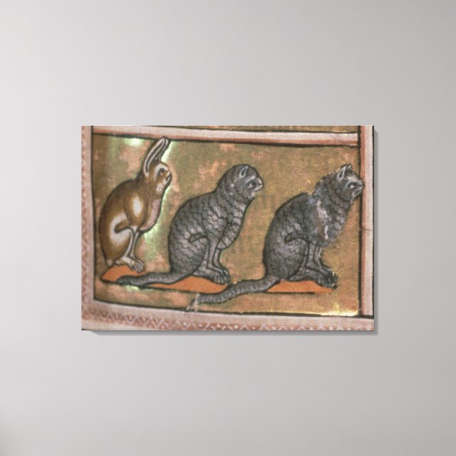 Toile Adam nommant les animaux, des Midlands du Nord (Recto)