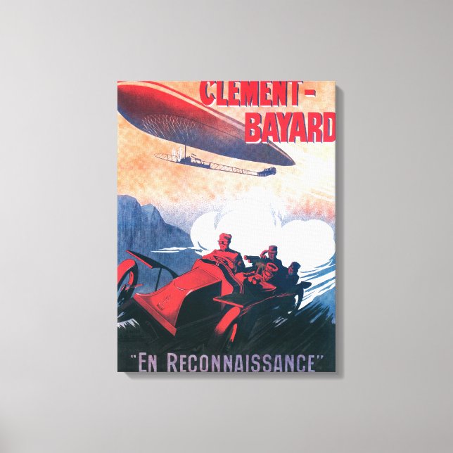 Toile Adjudant Vincenot WWI Aéronef Affiche promotionnel (Recto)