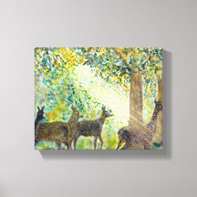 Adorable cerfs sur canva