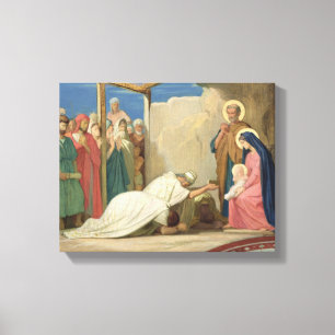 Toile Adoration des Mages, 1857