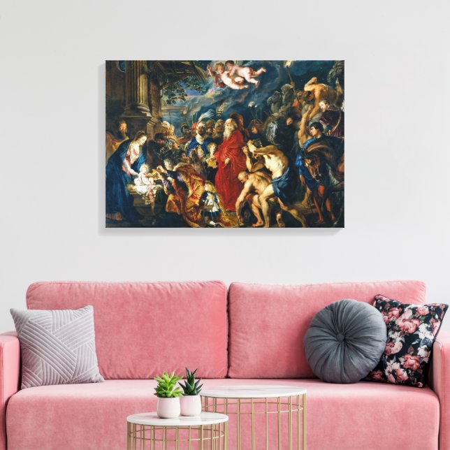 Toile Adoration des Mages | Peter Paul Rubens | (Insitu(Salon))