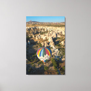 Toile Aerial View Of Hot Air Balloons, Cappadocia