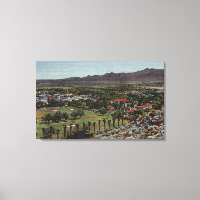 Toile Aérien du parcours de golf O'Donnell (Recto)