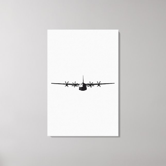 Toile Aéronefs militaires C-130 Hercules (Recto)