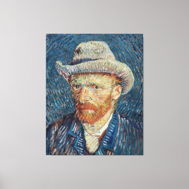 Toile Affiche Auto portrait de Van Gogh (Recto)