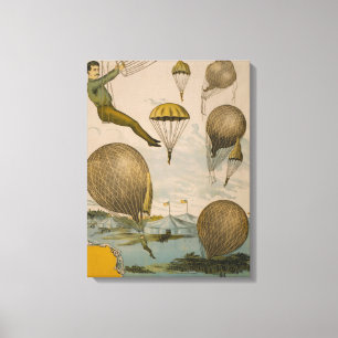 Toile Affiche De Cirque D'Un Ballon Aérien