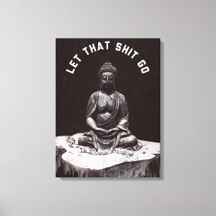Toile Affiche de méditation Lâcher prise Zen Mur Spiritu