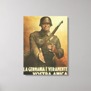 Toile Affiche de propagande de l'Allemagne
