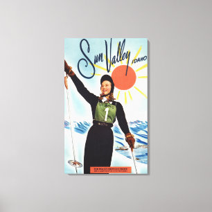 Toile Affiche de publicité de Gretchen Fraser