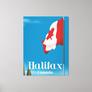 Toile Affiche de voyage de Halifax Canada