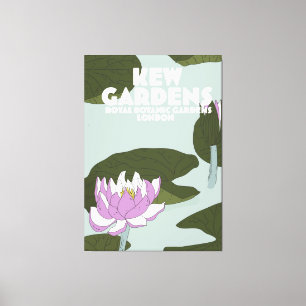 Toile Affiche de voyage de Kew Gardens à Londres