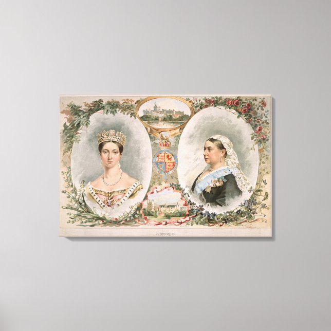 Toile Affiche du jubilé d'or de la reine Victoria (Recto)