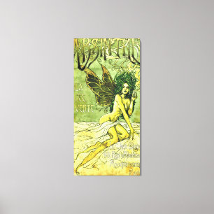 Toile Affiche française c1885 de café