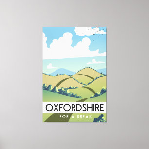Toile Affiche Oxfordshire pour des vacances