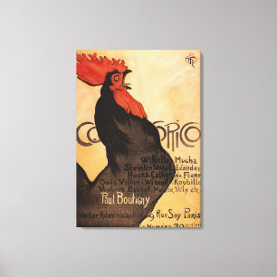 Toile Affiche promotionnelle de coq périodique de