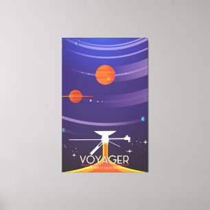 Toile Affiche Voyager Grand Tour Science