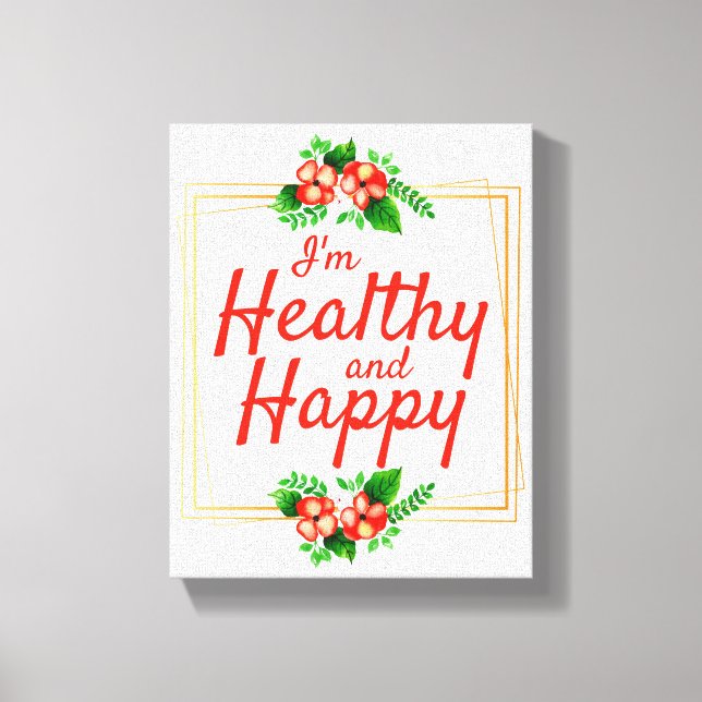 Toile affirmations positives citations pour le travail e (Recto)