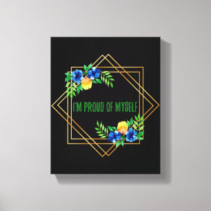 Toile affirmations positives pour le matin