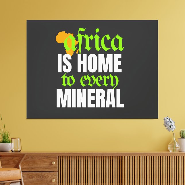 Toile Africa is Home To Every Mineral |  (Insitu(Salon))
