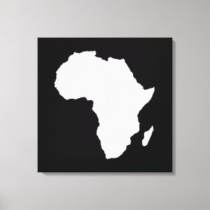 Toile Afrique noire audacieuse