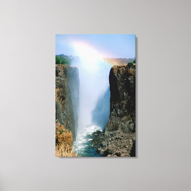 Toile Afrique, Zambie, Victoria Falls National Park. (Recto)