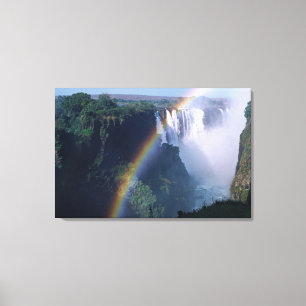 Toile Afrique, Zimbabwe. Chutes Victoria