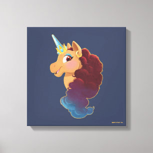Toile Afro Unicorn Divine la licorne