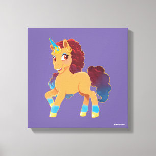 Toile Afro Unicorn   La divine danse