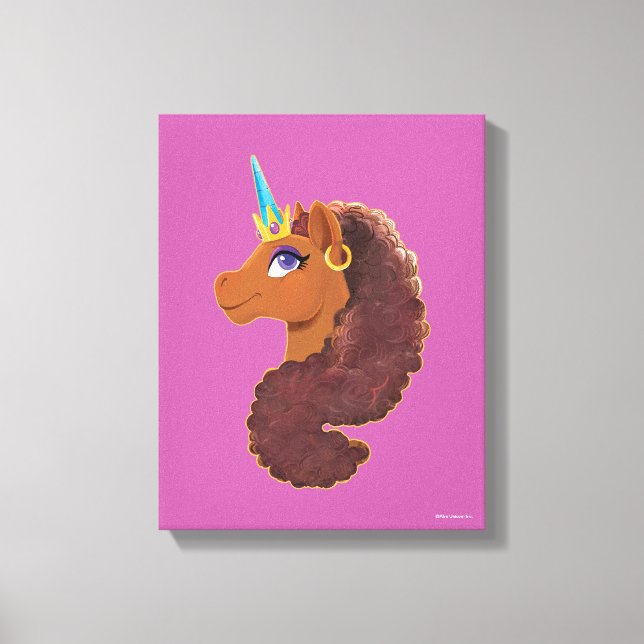 Toile Afro Unicorn | Unique (Recto)