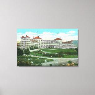 Toile Agrandissement Vue extérieure de l'hôtel Mt. Washi