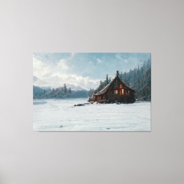 Toile Ai Art GalleryMC - Cabine de journal pour une jour (Recto)