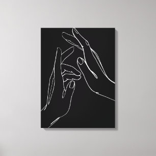 Toile Aider les mains