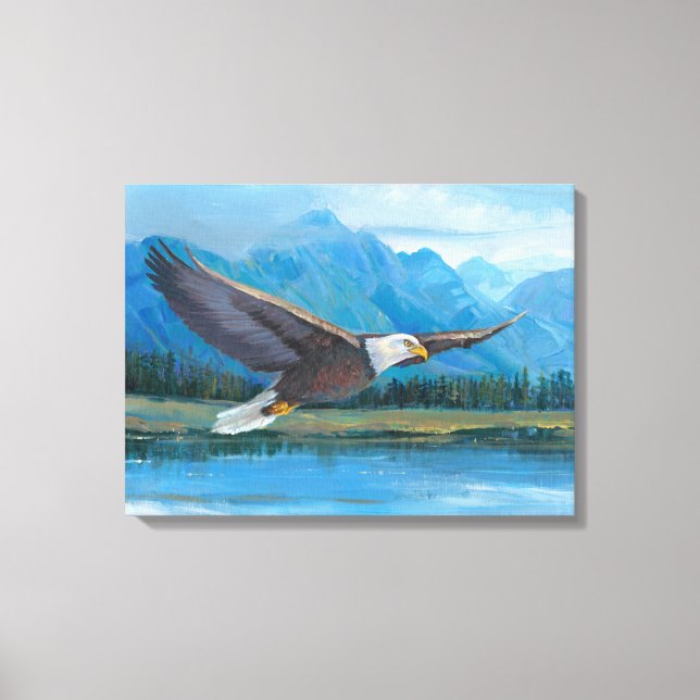 Toile Aigle à tête blanche (Recto)