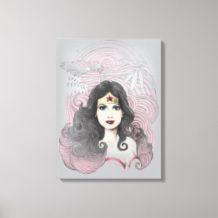 Toile Aigle et arbres de Wonder Woman