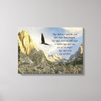 Toile Ailes Comme Aigles Isaïe 4o