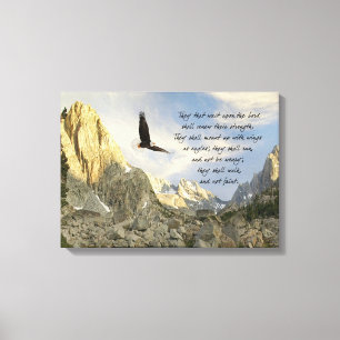 Toile Ailes comme Eagles Isaïe 4o